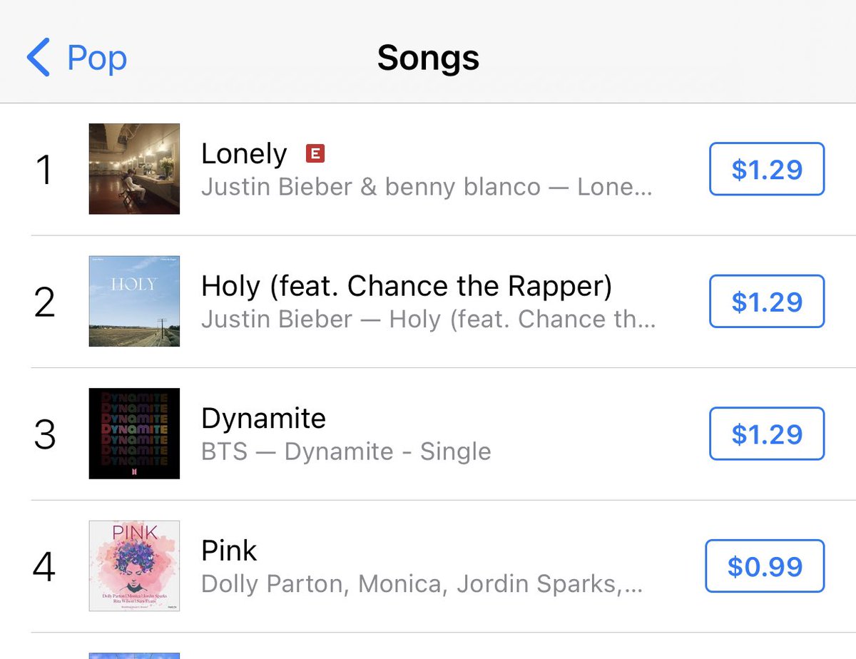 Pink is #4 on the <a href="/iTunes/">iTunes</a> pop chart! Thank you thank you thank you! 💖
Stream it here! - sgk.mn/31tVGzy