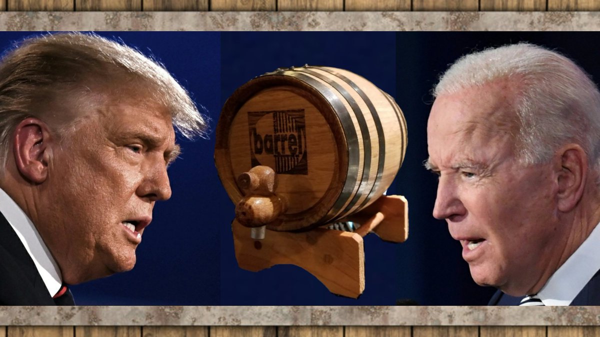 BarrelDC's tweet image. No debate about it -- this is probably the greatest deal of all deals in history maybe ever: 25 oz. Barrels to-go for tonight's debate • $80 (reg. $100) for Old Fashioned, Manhattan, Negroni, Boulevardier, or Milk Punch.
Email events@barreldc.com to order,  pick up by 8:30pm.