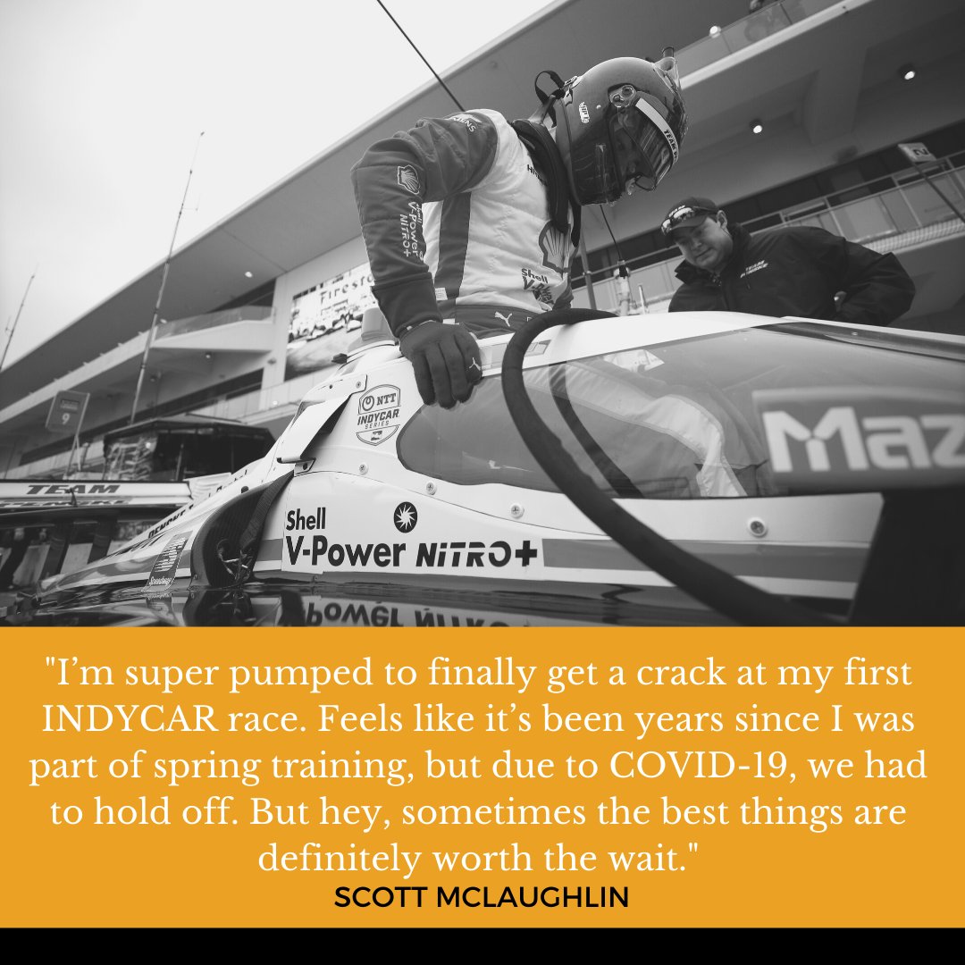 GPSTPETE's tweet photo. We're ready for your debut, @smclaughlin93!

@IndyCar / @Team_Penske / #FirestoneGP https://t.co/himtrr8eul