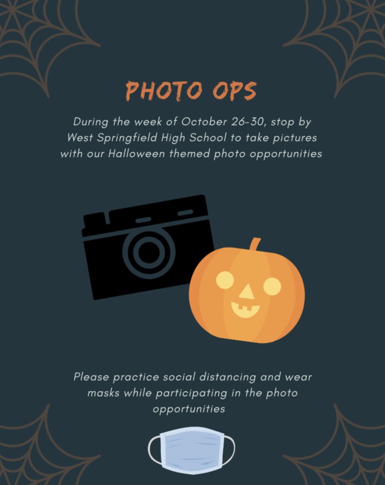Hey Spartans!! Next week is our fall spirit week!! We would love for all of you to participate and send in pictures of your festive outfits!!🍂🎃👻
