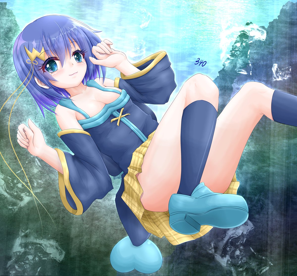 ポケモン ポケ擬マラソン 310 806 擬人化 340ナマズン 髪の毛を塗るの楽しいで 冷水ゆき ポケ擬マラソン528 806のイラスト