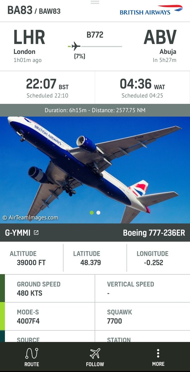 AirNavRadar's tweet photo. .@British_Airways #BA83 is declaring an emergency and returning to London https://t.co/FajAeza7ve https://t.co/PFqPq5NOiH
