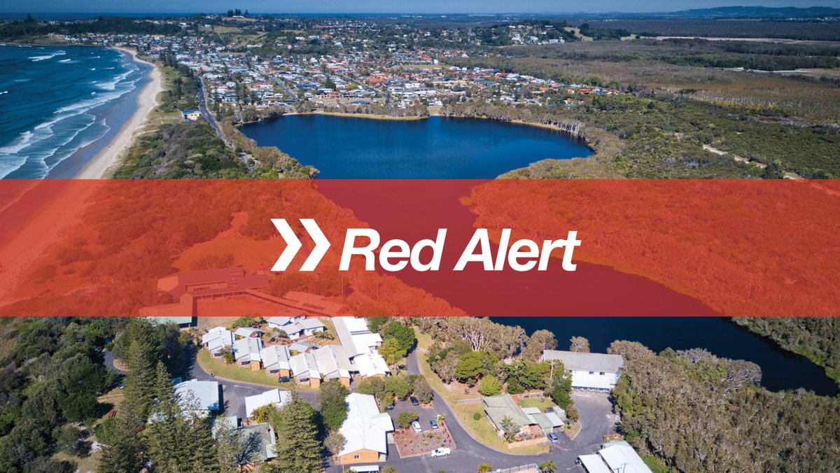 A Red Alert level warning (high alert) for blue-green algae has been issued for Lake Ainsworth at Lennox Head. People and pets should not undertake recreational activities where they may be coming into direct contact with the water. 
Visit ow.ly/18jw50C0g9U for updates.