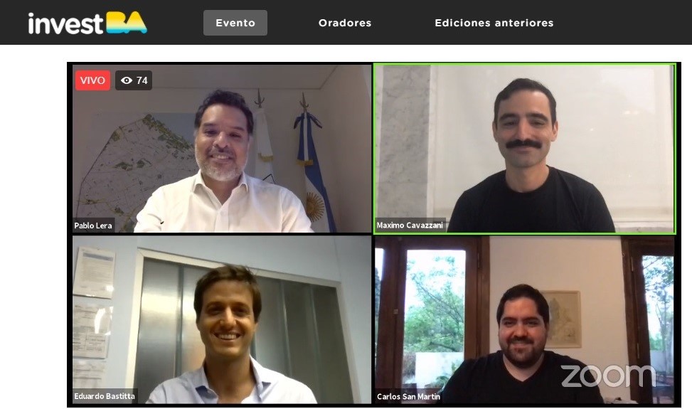 PabloLera's tweet photo. Hoy participé de la 9° edición de #BAalMundo. Junto a los líderes de @etermax, @PLogisticaArg y #Raxar
hablamos sobre el impacto de la pandemia en
sectores productivos como #ecommerce, #videojuegos y #logística. https://t.co/hvh2vkfTKl