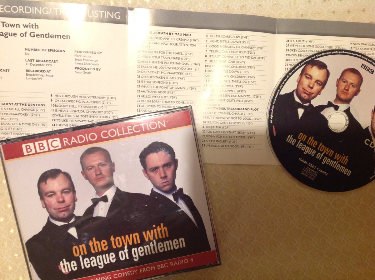 .<a href="/Markgatiss/">Mark Gatiss 💙</a> <a href="/ReeceShearsmith/">This is NOT</a> I had completely forgotten I owned this. Purchased in 2002 and found in a drawer today.  Time to dust off the portable CD player and have a laugh.