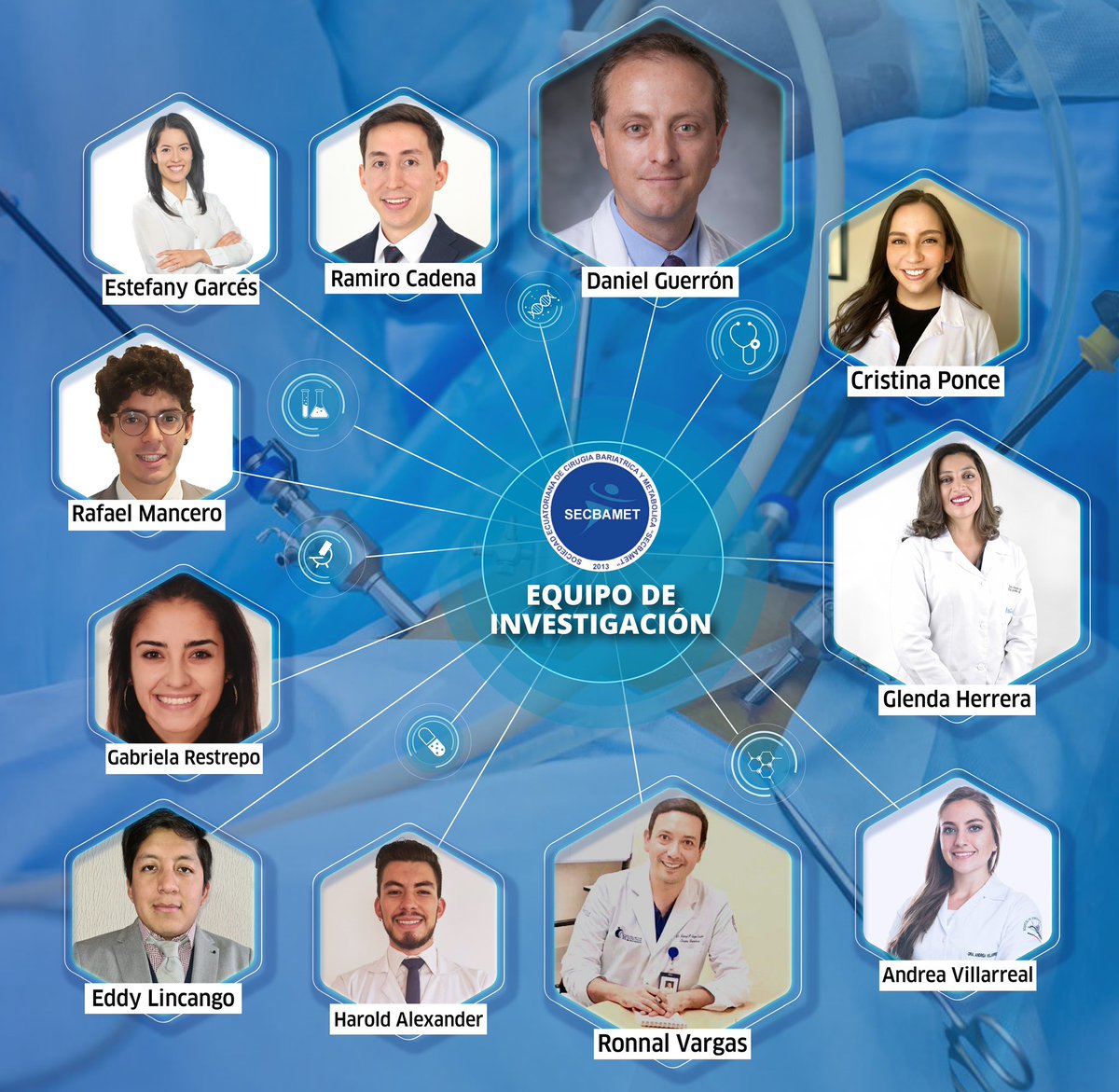 Increíble grupo de investigadores <a href="/secbamet/">Secbamet</a>. Promoviendo la investigación de la obesidad y enfermedades relacionadas 💪. Importantes proyectos en preparación. <a href="/glendaherrrera/">Glenda Herrera</a> <a href="/ronnalvargas/">Ronnal Vargas MD Msc FASMBS</a> <a href="/danguerron/">Daniel Guerron MD FACS FASMBS</a> #inclusion #mujeresqueinvestigan #womeninsurgery <a href="/ASMBS/">ASMBS</a> <a href="/IfsoSecretariat/">IFSO</a>