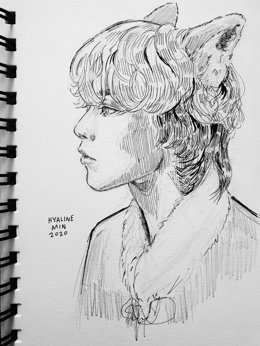 hyalinemin's tweet image. Ohh I didn't know this was every month ;; Well I have some new sketchies, here you go :3 #AtinyTalentDay
#ATEEZfanart #에이티즈