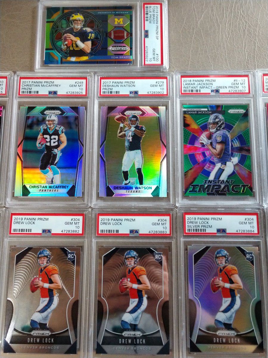 ClockworkCards's tweet image. A few highlights from my most recent @PSAcard submission.