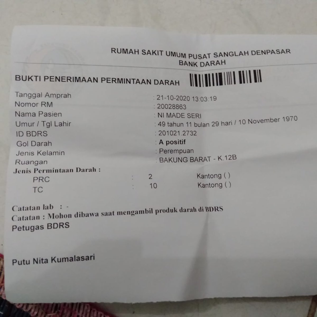 #BFL #BFL_URGENT #Denpasar #Bali | A+ | 12 pendonor  | Ni made seri | RSUP Sanglah |  081337303080 (de suta) <a href="/Blood4LifeID/">BFL INDONESIA</a>