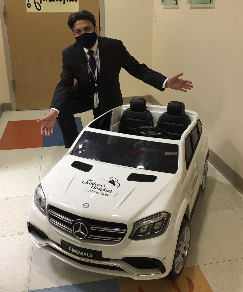 cabanam's tweet photo. Thank you to the #PaulLuisi Foundation who gave the Children’s Hospital at @MontefioreNYC this mini-car for our patients last year. https://t.co/dgOU1fvHhV
