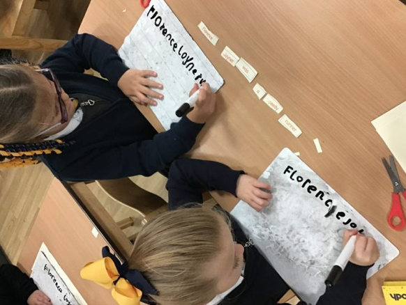 CroxtethCleaver's tweet photo. Y1/2 have been been unjumbling words and constructing sentences. #LinkedProvision @CroxtethC https://t.co/c5fS9N9rXj