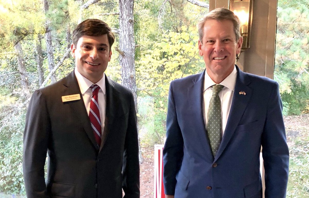Gov. Brian Kemp is a special guest at the latest Alex Kaufman for District 51 State Representative fundraiser voteAlexKaufman.com #Election2020 #Vote2020