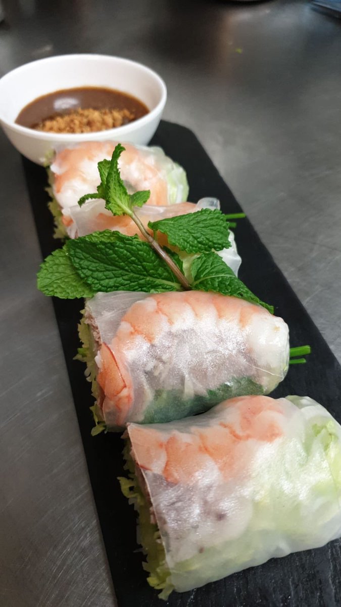 Eat Fresh, Eat Healthy! These are our Vietnamese Summer Rolls. Available all year round.