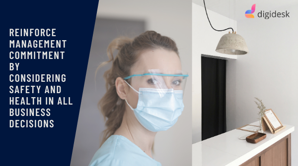 Digidesk_co's tweet photo. Employee Safety - Communicate your commitment to a safety and healthy workplace program
Highest priority on the health, safety and wellbeing of employees as well as the wider community.
#WorkplaceSafety #HealthAndSafety #Safety #SocialDistancing https://t.co/wT7dVJFQy1