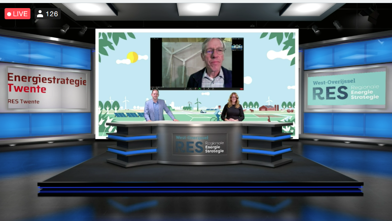 Wij Duurzaam Staphorst doet aan kennisdelen in de RES (regionale energiestrategie West-Overijssel en Twente. Webinar over lokaal eigendom. Perfect voorbeeld 100% coöperatief initiatief. Goed voorbeeld doet volgen.