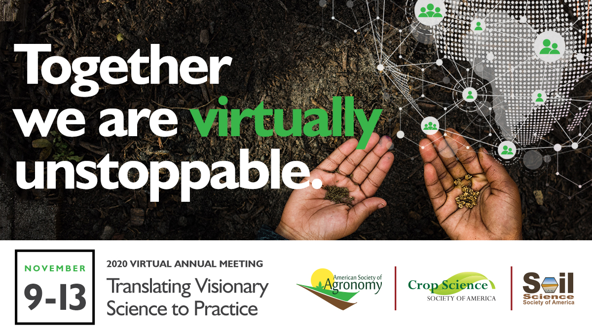 Lots of new things to learn! While in-person meetings may be preferable, virtual has its benefits too. View presentations on-demand until 2/13/21. Join me at this historic event. All are welcome! Program info: acsmeetings.org/program  <a href="/ASA_CSSA_SSSA/">Agronomy, Crop, and Soil Science Societies</a> <a href="/SSSA_soils/">Soil Science Society of America</a>