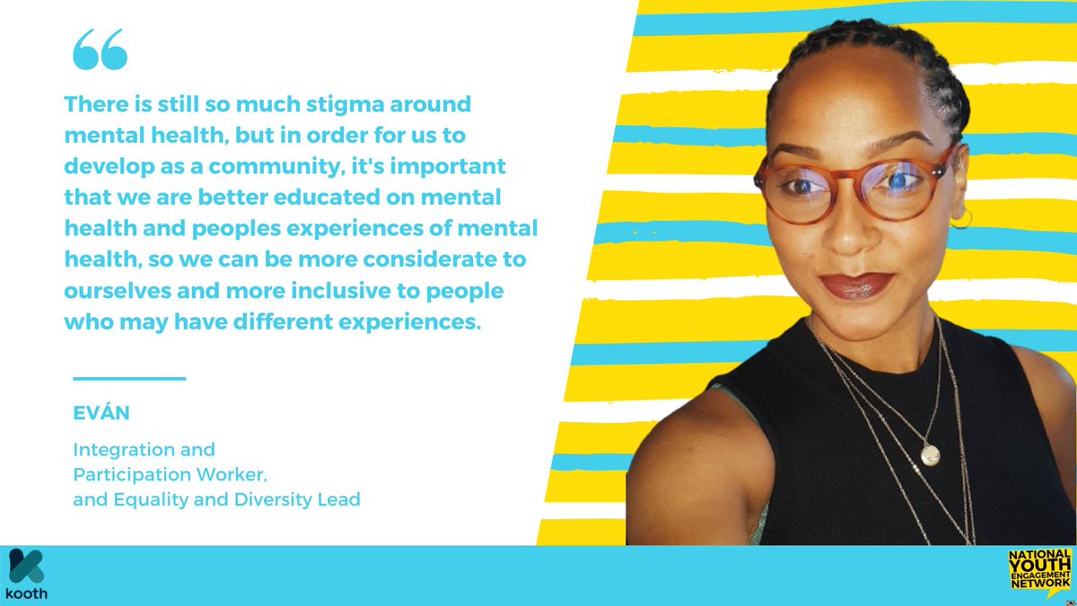 𝗠𝗘𝗘𝗧 𝗢𝗨𝗥 𝗦𝗣𝗘𝗔𝗞𝗘𝗥! 💬
Eván from <a href="/Kooth_plc/">Kooth Digital Health</a> will be leading our 'How Your Relationship With Your Mental Health Links To Intersectionality' event and we couldn't be more excited... 🙌

Join us on 4th November at 7pm by signing up: bit.ly/3ogYaLA

RT! #NYENUK