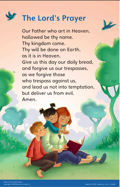 poster6.gif (650×880)  Prayers for children, The lords prayer