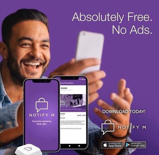 Notify_M's tweet photo. NotifyM is a simple to use mobile app that lets consumers easily view, manage and redeem promotional offers from businesses as they #shop.

Download the #NotifyM App today #free on #GooglePlay or in the #AppStore for #iOS!

https://t.co/cBzsgR8BS7

https://t.co/cCBdxAuiOo https://t.co/f9q7ZCgIfp