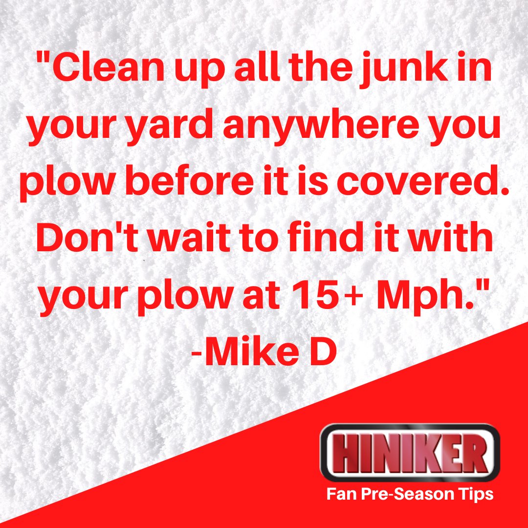 We asked our snowplow veterans for their tips and they delivered!