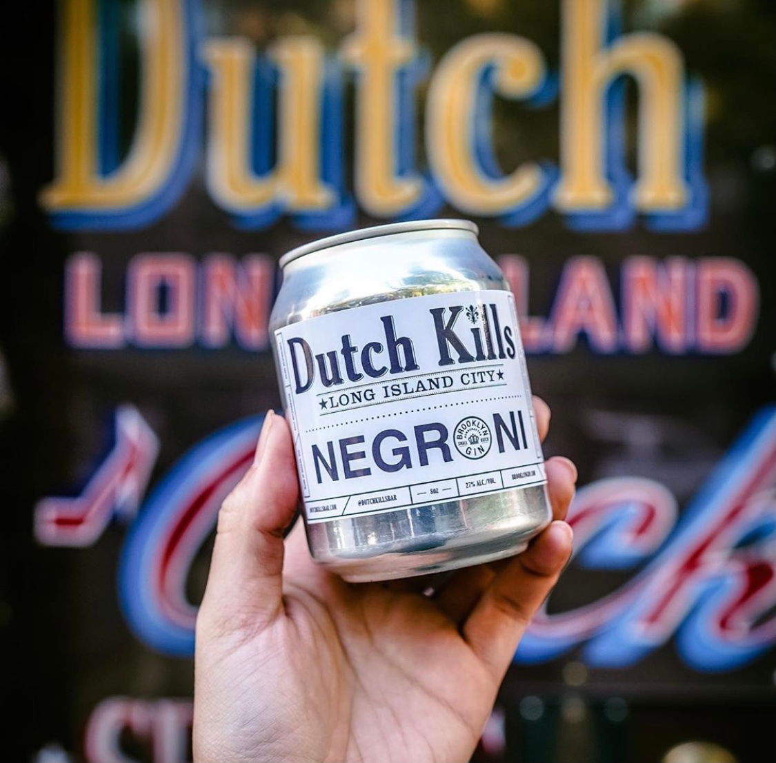 BrooklynGin's tweet photo. Look at what our good friends at Dutch Kills are up to! Canned Negroni's using Brooklyn Gin! 

Clearly, this is no silly bull**it. We put all the best ingredients together in these...' - Dutch Kills 

Cheers Dutch Kills! We can't wait to try em! 
🍊🥃

📸:joanna.lin https://t.co/6d0zjTPb3U