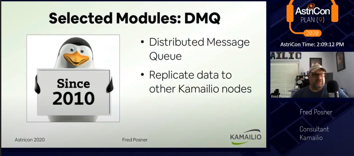Join internet legend @fredposner for Scaling with <a href="/kamailio/">kamailio.org</a> asterisk.org/community/astr…  #Astricon2020 #AstriCon