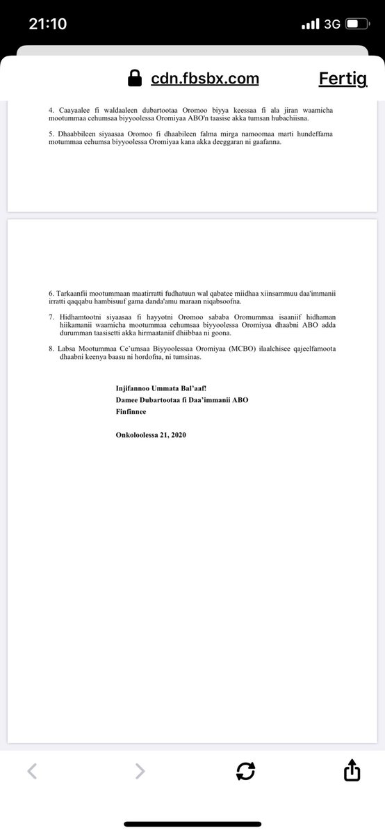BShigut's tweet photo. Press release by the Oromo women and youth department of the OLF https://t.co/C47aomn8Jz