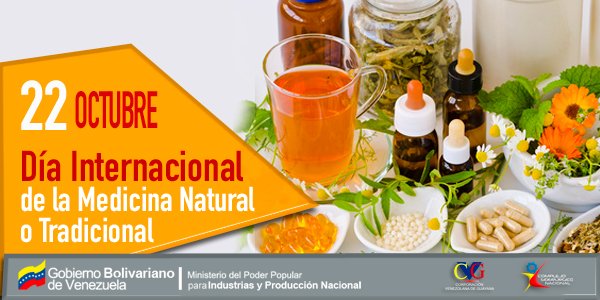 #EFEMÉRIDE. El Día Internacional de la Medicina Natural o Tradicional se conmemora con el objetivo de rescatar, preservar, impulsar y difundir ampliamente el conocimiento de este tipo de medicina, así como sus tratamientos y prácticas tradicionales #VenezuelaMotorProductivo