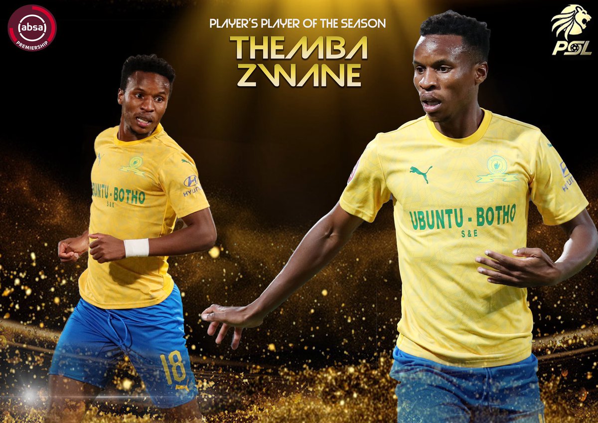 ZWANE!!!
Absa Premiership Player’s Player of the Season: Themba Zwane (R200 000)
#PSLAwards20 #FARPost https://t.co/3mkS75yIZq