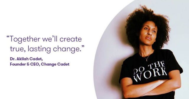 Our Inclusion Conference speaker Dr. Akilah Cadet described that every workplace needs to encourage their employees to “Do the Work” of combating racism. When you work through fear, it can create lasting change. #Diversity #Inclusion