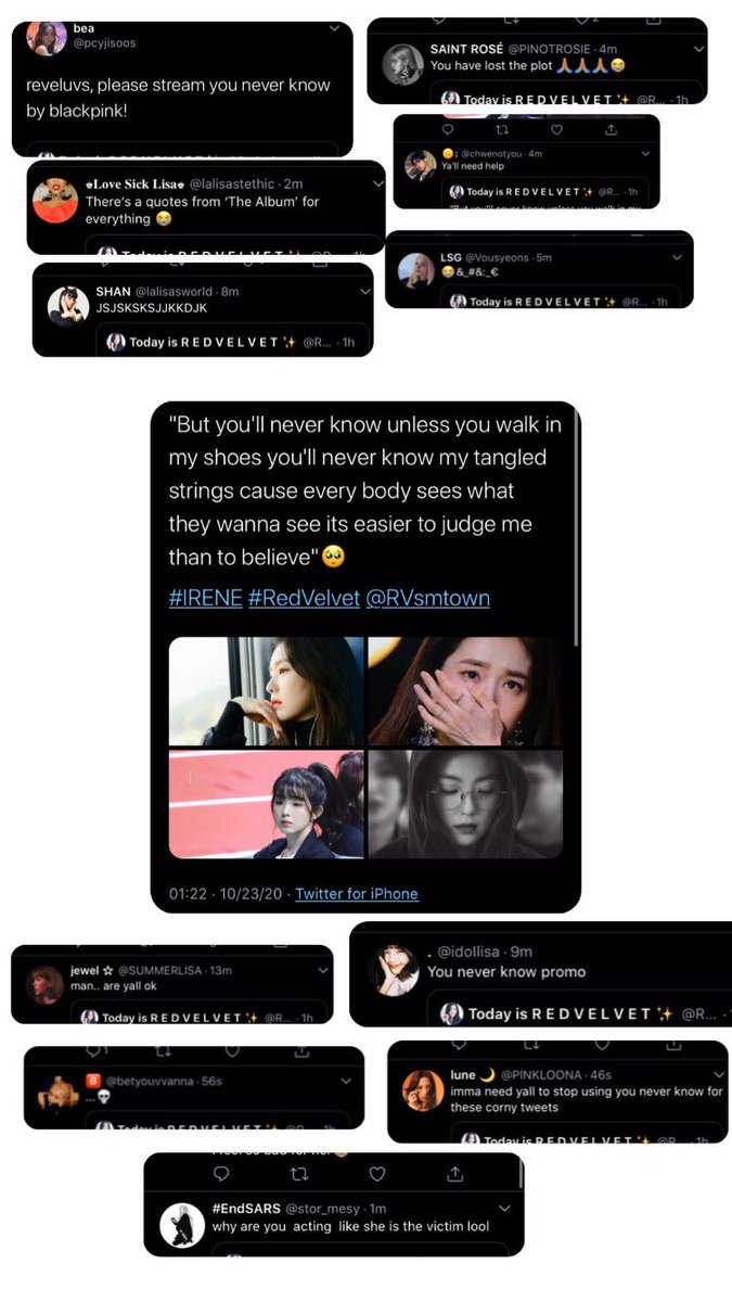 U do not know the story. I no longer know blinks. DON’T KNOW the word RESPECT . if that happens, one of the bp members i know you do the same. I respect BLACKPINK. They are the 3rd GG that i Stan. So please blonks stop being like this. I’m so disappointed
#Blinks #Reveluvs https://t.co/ictu6YVMOf