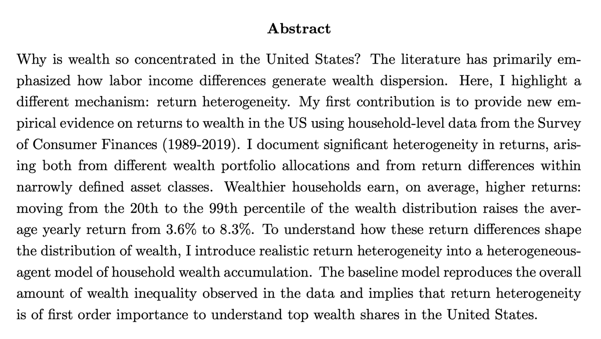 Inês XavierJMP: "Wealth Inequality in the US: the role of Heterogeneous Returns"Website:  https://www.inesxavier.com/ 
