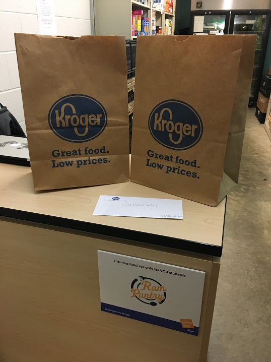 HUGE thank you to <a href="/kroger/">Kroger</a> for their super generous $6,000 donation so we can keep the pantry stocked up for our students!