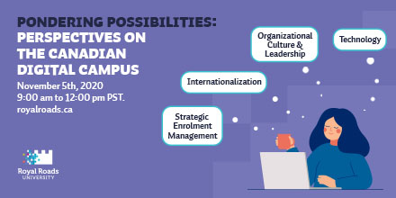 RoyalRoads's tweet photo. Join RRU’s Virtual Summit 🌐 on Nov 5. This free event will kick-off with a panel discussion and participants will be invited to delve deeper ⛏️ into each topic by joining breakout room conversations with panelists. Info &amp; register 👉 https://t.co/b503oN9pO6 https://t.co/5vAq380ALe