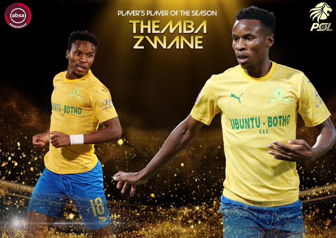 Themba Zwane is the ABSA Premiership Players' Player Of The Season! Well done Mshishi!
#PSLAwards #PSLAwards20 #Diski365 https://t.co/nTxYWjpo2h