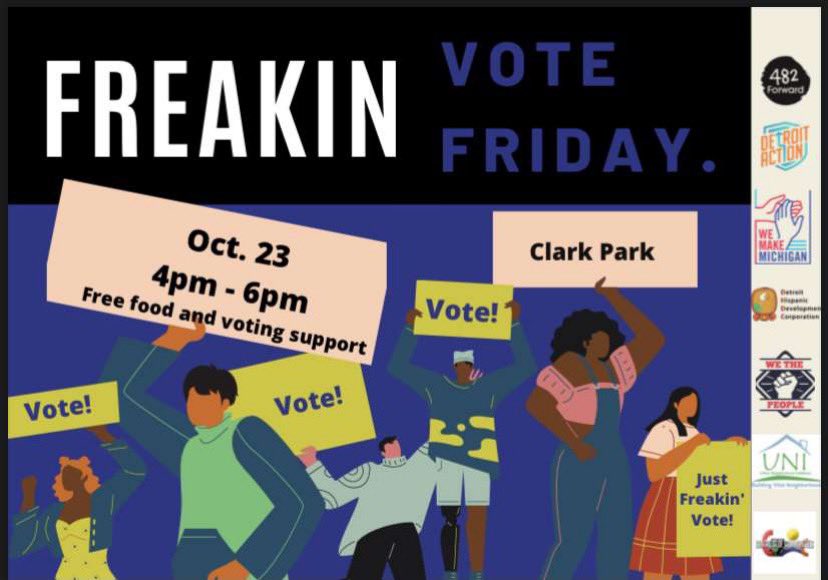 SOUTHWEST TOMORROW COME OUT !!!  That will be one of the most important elections in modern HISTORY #VotingMatters #BallotDropoffDay #MIVotes <a href="/TurnoutMichigan/">Turnout Michigan</a>
