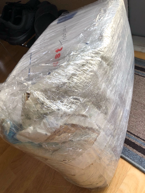 shelfindulge's tweet photo. So glad my care package to my parents that I mailed Sep 26th just arrived...covered in mold and destroyed. 😤 https://t.co/sNWwSR5cf2