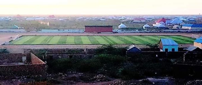 GalmudugDev's tweet photo. Since we haven’t posted any tweets about the football stadiums in #Galmudug that were refurbished and upgraded these past months, here’s a short thread on the football stadiums in the major towns of Galmudug. #Somalia https://t.co/U0DdxHDjN4