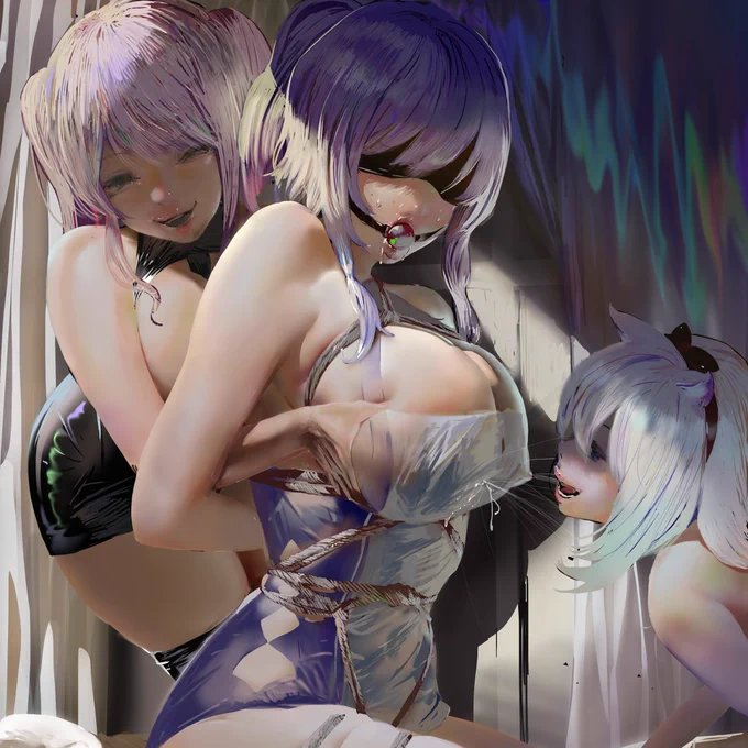 【photoshop習作②】アズレン描いてみました。顔がうまくいかないので投げました。 