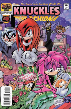 To throw the bone to the Sonic Archie fandom Knuckles. So because the writer Ken Penders couldn't do much with Sonic somehow , Kncukles was more free to use so all the Plot started to go to him rather than the hero of the franchise. This title was infamous for how bad it got.