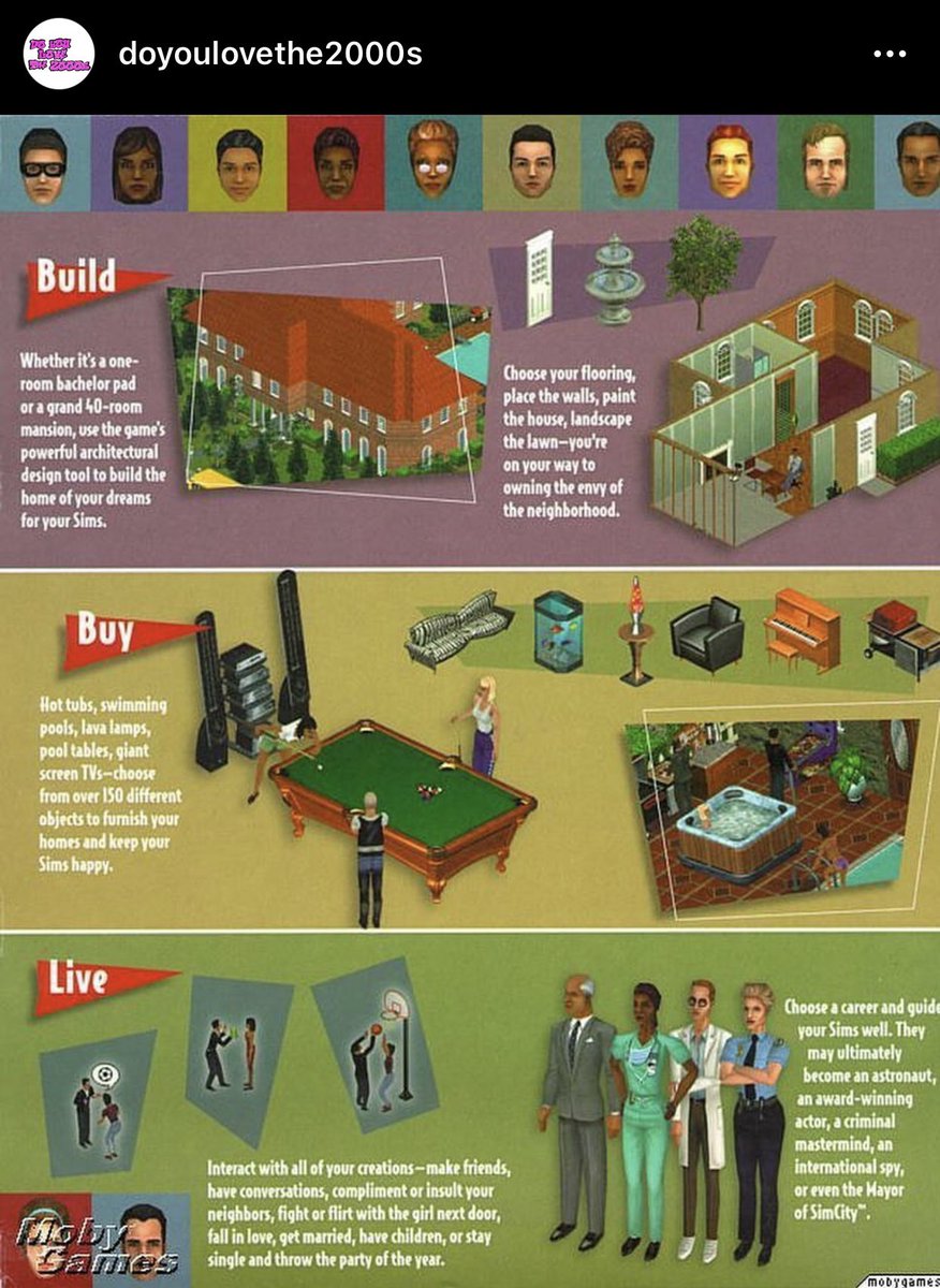 jamesavery7890's tweet photo. Have you seen these old magazine ads for the Sims? @Sims_Nostalgia @TheSims https://t.co/NxqSputrBF