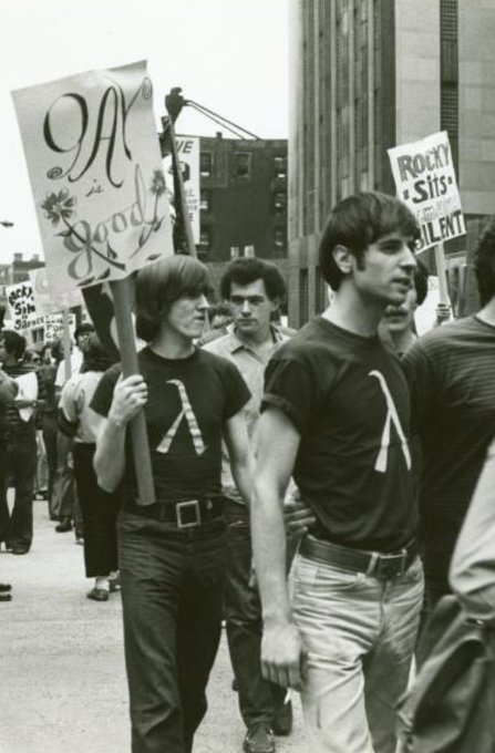 In December, 1969 Jim helped to found the Gay Activists Alliance and began a years long political and laser focused gay militancy movement that has continued to influence New York Democratic politics to this day. 5/9  #LGBHistoryMonth  #LGBHistory  #LGBTQHistoryMonth  