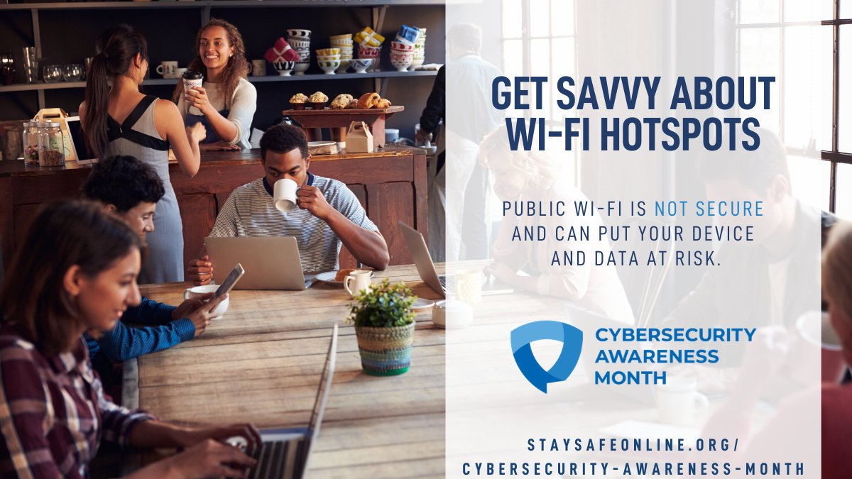 PSU_Technology's tweet image. Public Wi-Fi is not secure or safe. If you must connect, consider using a virtual private network (VPN) or a personal/mobile hotspot. #BeCyberSmart and learn more about PSU's VPN at: portlandstate.atlassian.net/servicedesk/cu…