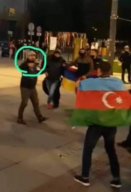 SevjanGarayeva's tweet photo. @NikolPashinyan @MFAofArmenia @interfax_news Azerbaijanis shot our compatriot as a result of an Armenian armed attack in support of our country. This is yet another indication of the barbarism and barbarism of vandarism, in which Armenians can kill civilians anywhere. The incident took place today in Poland https://t.co/9Cs94TMpe8