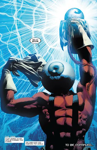 A weird very specific one, the Orb during the Original sin crossover event, the orb is a very fun looking obscure villain with a cult fanbase....and original sin did nothing to change that.