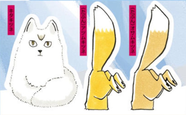 @KlRlSHlNOYA @palerosetweets Thank you very much :)
Oh yeah, Kita's case is an exception. Although he is named after the ezo red fox, seems like Furudate-sensei opted to go with an arctic fox for him instead. If you think about it, it still kinda makes sense, because Kita means north, and the arctic is north