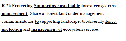 This one should be interesting for MEPs who just voted on the deforestation report by  @delarabur - 'protecting forest ecosystems' becomes 'sustainable forest management' (on which the EU's rules are really questionable)