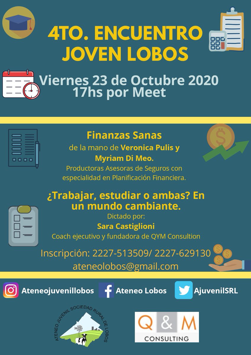 No te lo podes perder ,😀
"4to. Encuentro joven"😳
👉 Este viernes 17hs por Meet.👈
👇👇👇👇👇
forms.gle/JSmzij7BikUJRA…