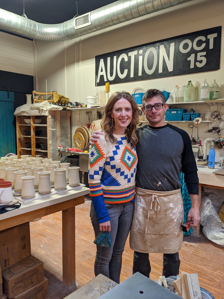 BankofBozeman's tweet image. Meet David + Brandi. They own Indikoi, a local pottery studio and store that offer custom pieces and beautiful home décor. Check them out next time you&apos;re downtown! #LocalBusinessSpotlight
