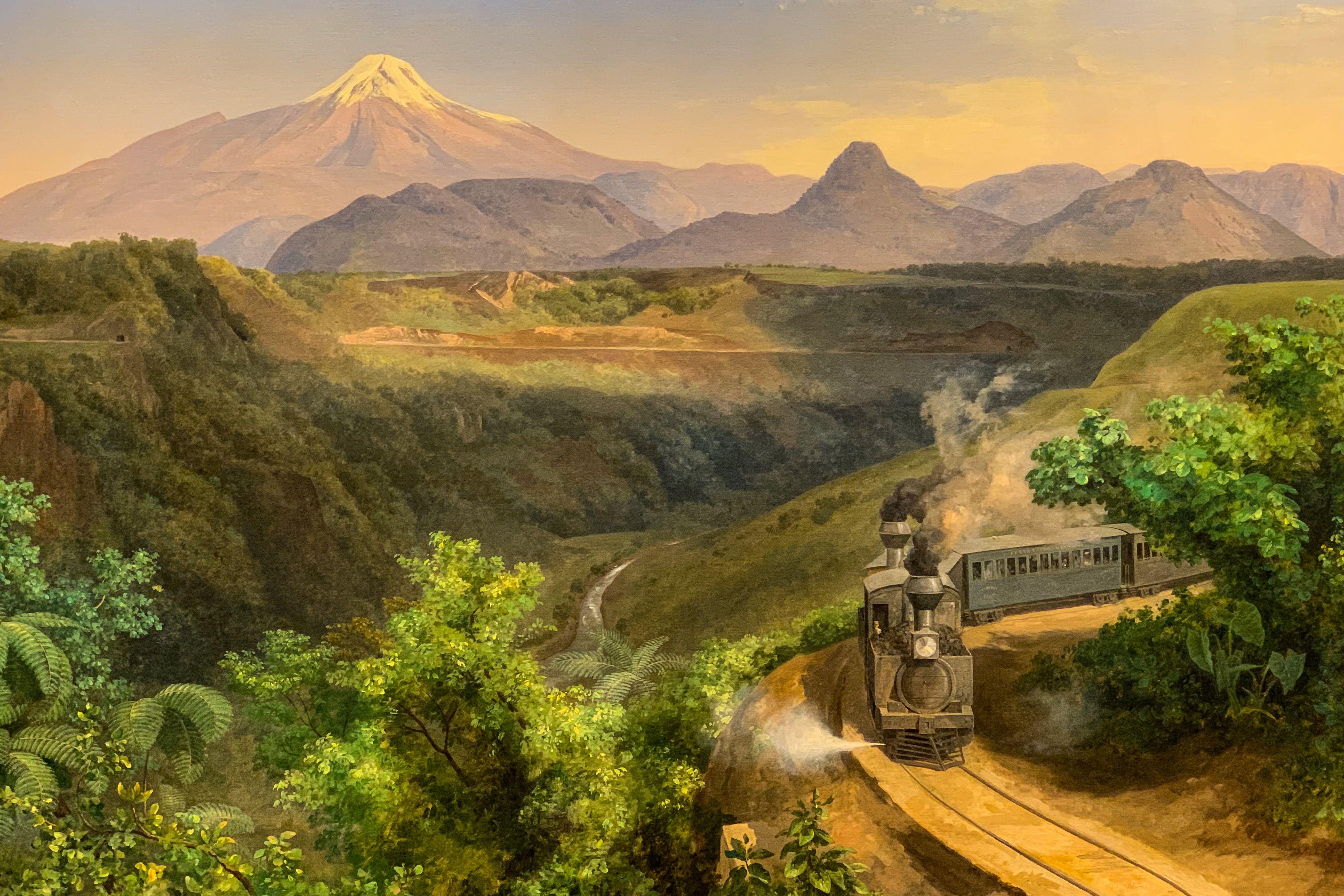 MUNAL on X: "¡Las obras de arte también tienen sonidos! 🖼 🗻 🌳 🍃 🚂  Descubre el paisaje sonoro de la obra “La cañada de Metlac”, pintada en  1897 por José María